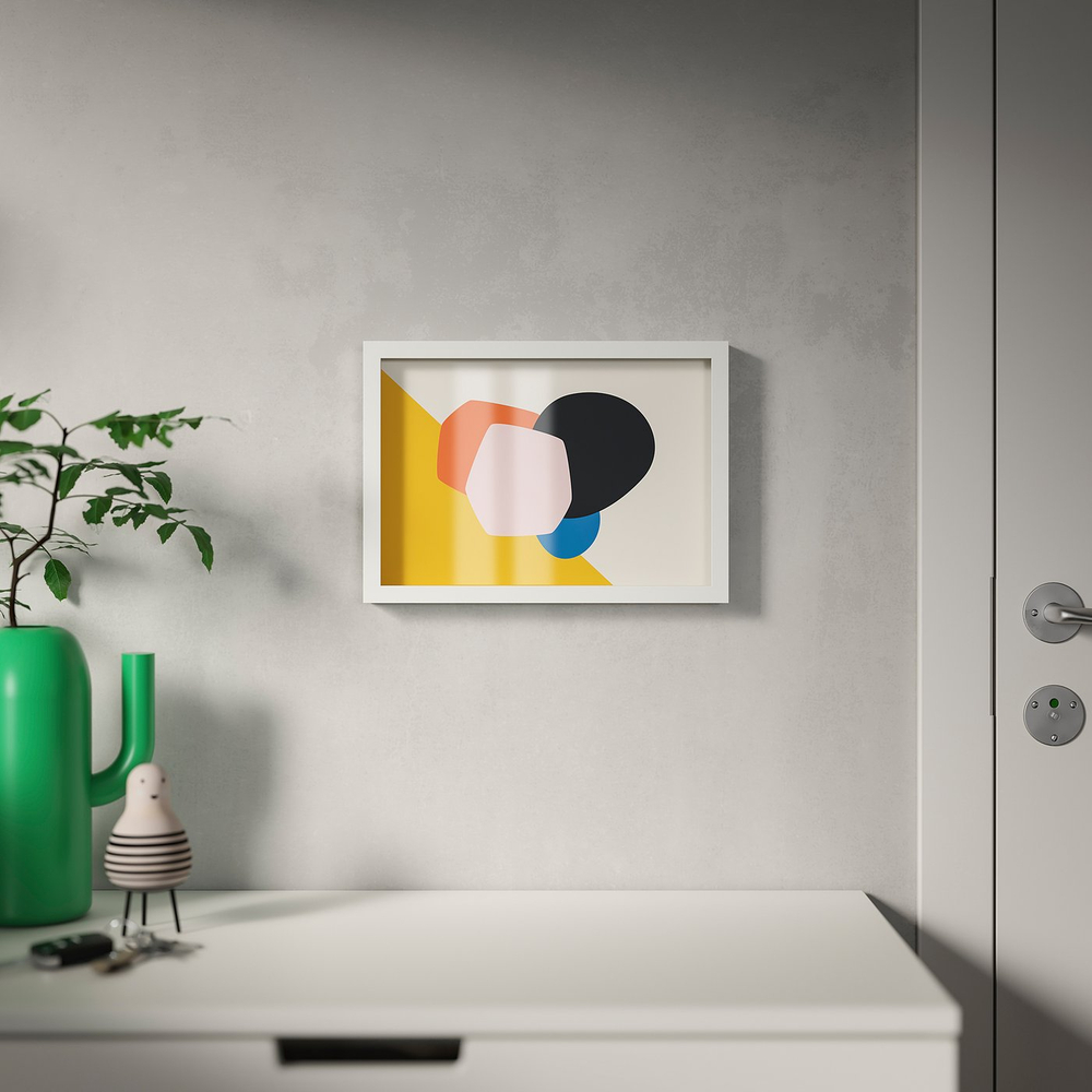 IKEA RÖDALM  (ИКЕА РЁДАЛМ)  -  Рамка - белый 21x30 см