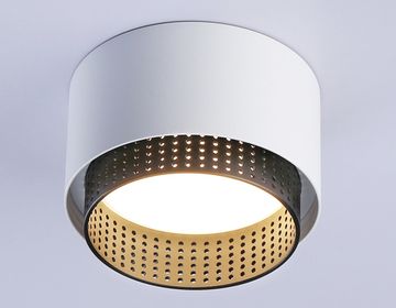 Светильник накладной со сменной лампой 1*GX53 TN71271 WH/BK белый/чёрный Techno family Ambrella