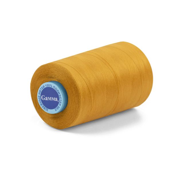 Нитки универсальные Gamma 50/2, 4570 м (5000 ярд) / 1 кат., 137 св.охра