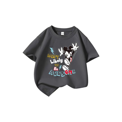 Футболка детская Mickey Awesome, сер.