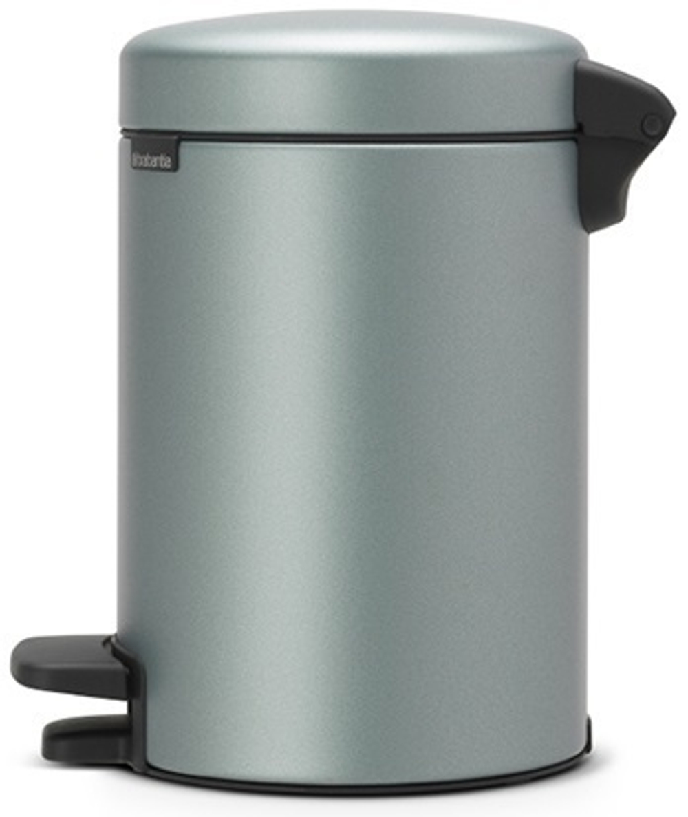 Ведро Brabantia NewIcon 3л мятный металлик сбоку