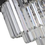 Люстра Odeon 6 black/clear