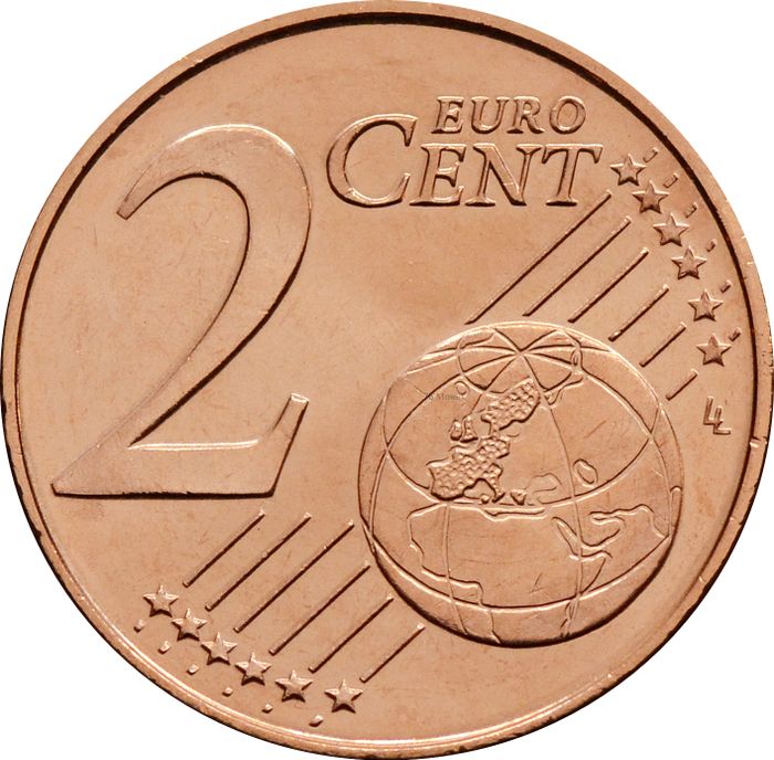 2 евроцента 2004 Австрия (2 euro cent)