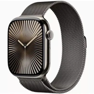 Умные часы Apple Watch S10 46 мм Cell, Slate Titanium, Slate Milanese Loop - S/M