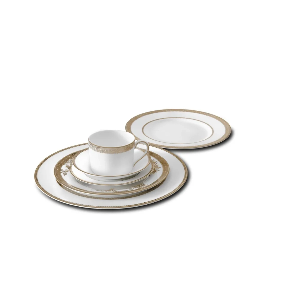 Wedgwood Блюдце для кофейной чашки Vera Wang Lace Platinum 12,5 см EAN 032677984604
