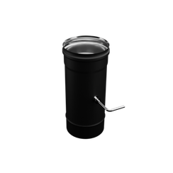Шибер Ferrum DN115 0,8/430 черная эмаль 37207