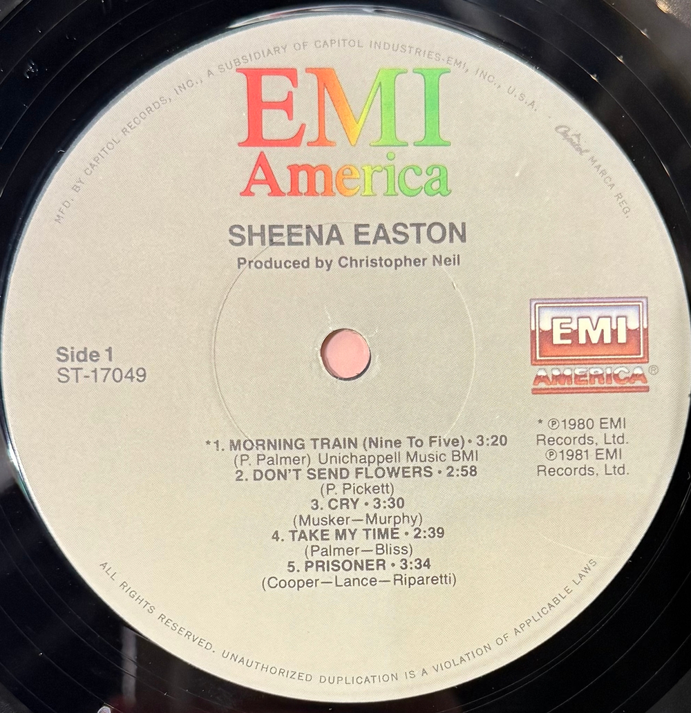 Виниловая пластинка Sheena Easton ‎– Sheena Easton LP