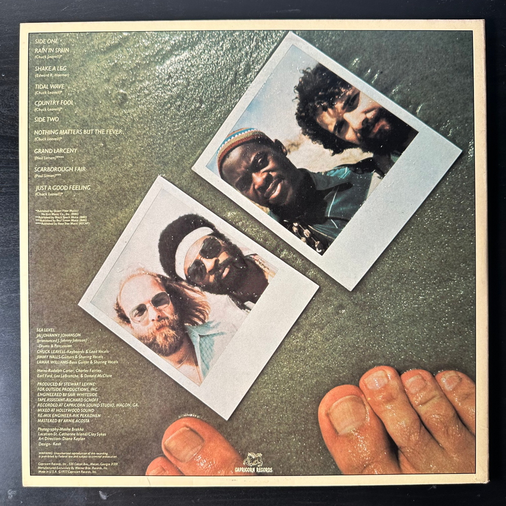 Sea Level ‎– Sea Level (США 1977г.)