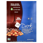 NuGo Nutrition, Dark®, протеиновые батончики, шоколад и миндаль с морской солью, 12 батончиков по 50 г (1,76 унции)