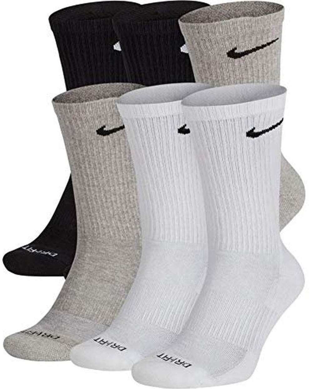 Теннисные носки Nike Everyday Plus Cushion Crew Socks 6P