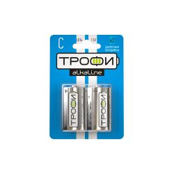 Батарейки Трофи LR14-2BL ENERGY POWER Alkaline | Батарейки Щелочные (Алкалиновые)