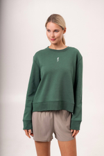 Женский свитшот RS Paris Sweatshirt (Court Green/Court White 241W100011/608)