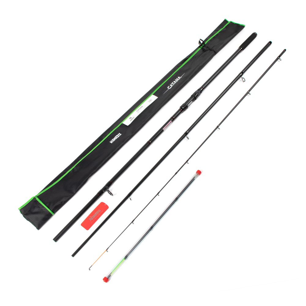 Удилище фидерное штекерное карбоновое NAMAZU Catana 390MH, 3,9 м, тест 60-120 г/25/