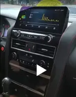 Магнитола для Nissan Patrol Y62, Infiniti QX56/QX80 2010-2019 (поддержка Bose, 360 и мониторов) - Kuberg ZH-N1213 монитор 12.3", Android 12, Быстрая, CarPlay, 4G SIM-слот, беспроводная зарядка