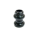 Рулевая колонка FIRST, 1", резьбовая, EC 29/25,4-24tpi  EC 29/27, подшипники 5/32"x16- 2шт, высота 36.8мм, черная