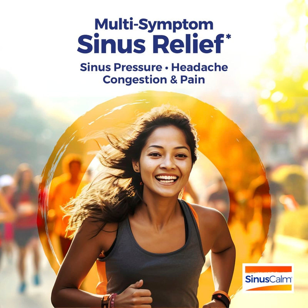 Boiron, SinusCalm®, Sinus Relief, без добавок, 60 таблеток Meltaway