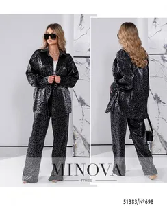 Костюм 698-черный Minova