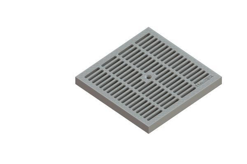 Решетка пластиковая PolyMax Basic к дождеприемнику 300x300 чёрная кл. А15