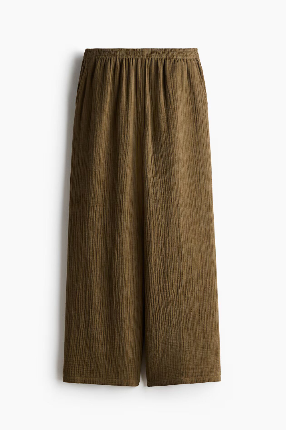 Брюки из муслина прямого кроя - H&M