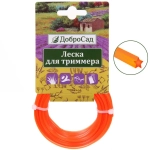 Леска для триммера 2,0мм*15м звезда