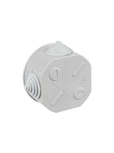 Коробка распаячная ОП 75х40 IP44 KM41237 (4 каб.ввод.) IEK UKO11-075-040-000-K41-44