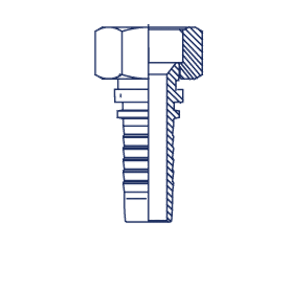 Фитинг DN 20 DKI (Г) 30x2 (накидная гайка)