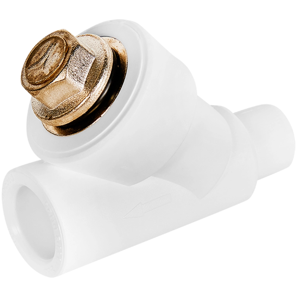 Фильтр сетчатый косой Pro Aqua d=20 PP-R Н-В Белый