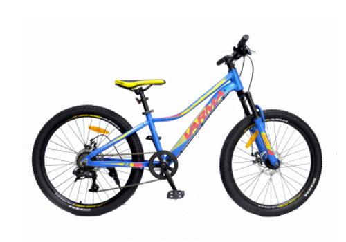Велосипед 24" Varma BENIT 460DA, р.12 синий-жёлтый,7ск ал.