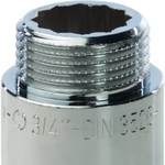 Удлинитель STOUT хромированный 3/4"x30 мм ВР/НР