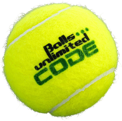 Pilki tenisowe Balls Unlimited Code Green 60B - yellow/yellow