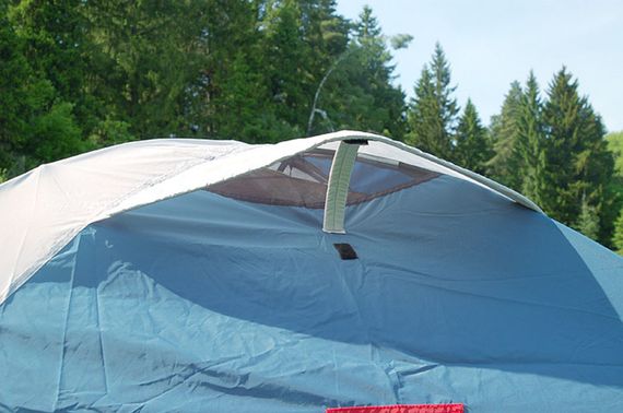 Палатка Canadian Camper KARIBU 4, цвет royal, вентиляция.