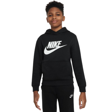 Кофта для мальчика теннисная Nike Kids Sportswear Club Fleece - black/white