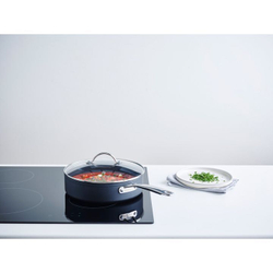 Сковорода 24см глубокая с крышкой Brabantia Chrome