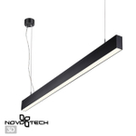 358878 OVER NT22 406 черный Светильник подвесной светодиодный (длина подвесов 1,2м) IP20 LED 4000K 40W вниз + 12W вверх 220V ITER