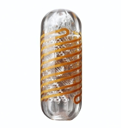 Мастурбатор SPINNER Beads (Цвет: желтый)