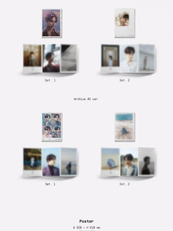 Альбом EXO Suho - Self-Portrait 1st Solo Mini Album 2 Version SET