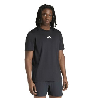 Мужская теннисная футболка Adidas With Graphic For Padel Category - black