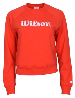 Женская теннисная толстовка Wilson Team Crewneck - infrared