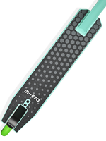 Самокат трюковой Micro MX, черный/ментоловый (Genesis Mint)