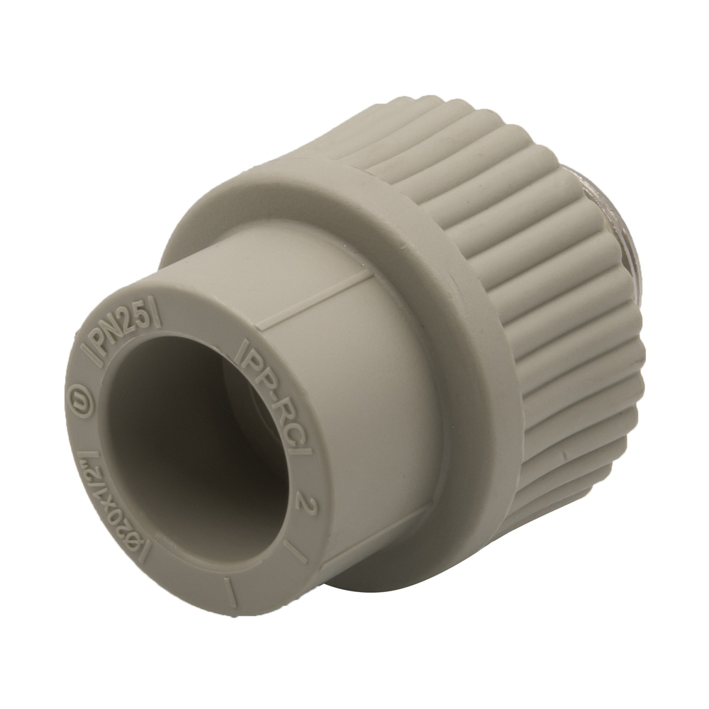 Муфта комб. нар 20х1/2'' EVER® СЕРЫЙ (Россия)