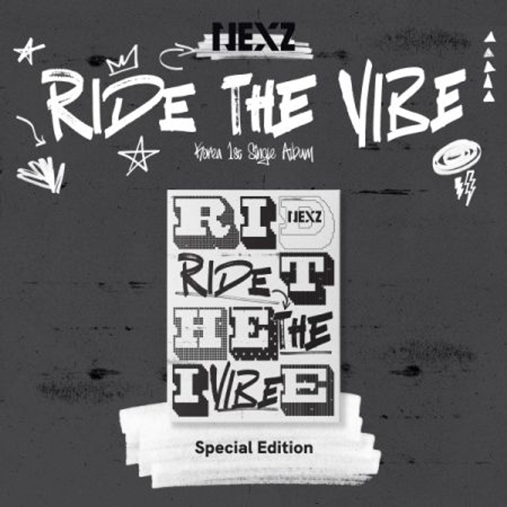 Альбом NEXZ - RIDE THE VIBE Korea 1st Single Album SPECIAL Edition