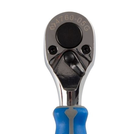Цена на KING TONY (4760-05G) Трещотка 1/2", 137 мм, 72 зубца, флажковая