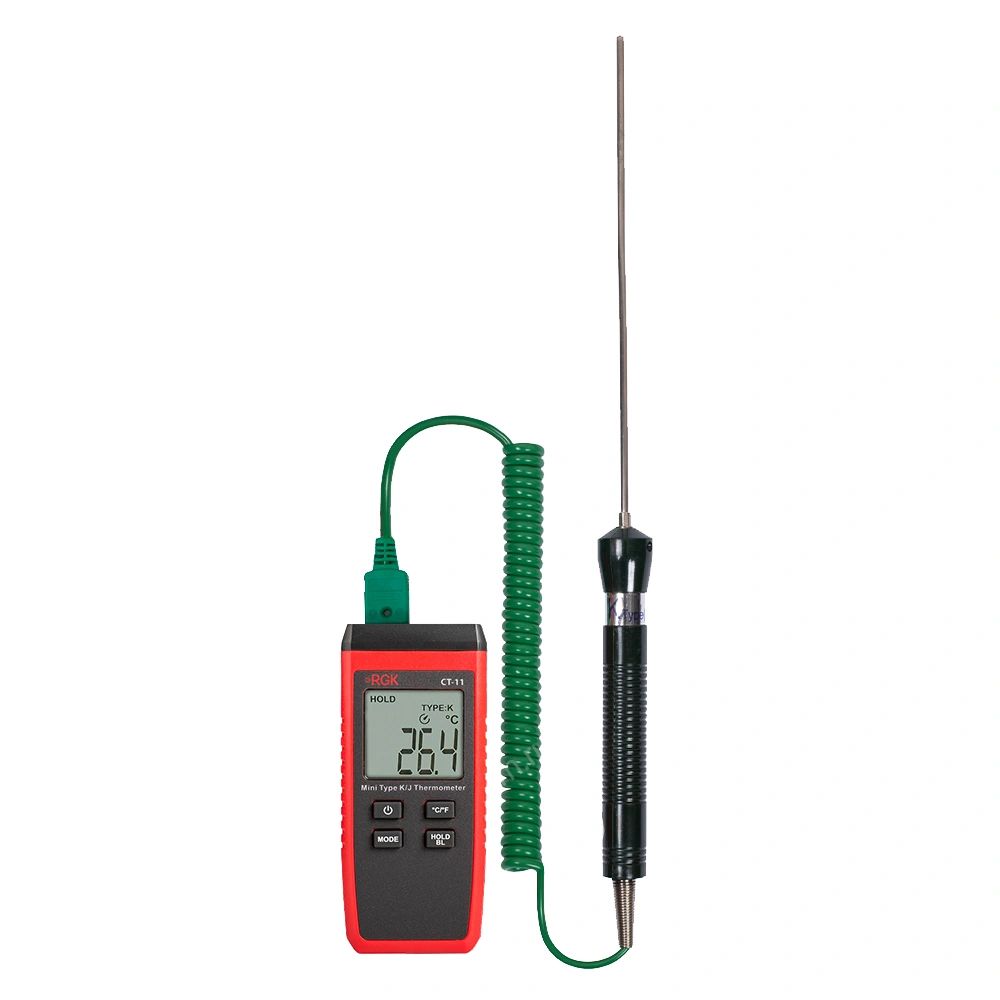 Термометр RGK CT-11 с погружным зондом температуры TR-10W с поверкой, RGK