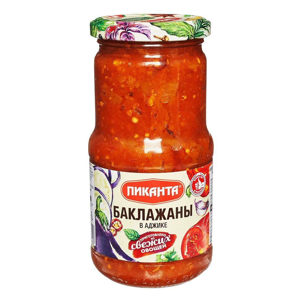 Баклажаны в аджике Пиканта 460гр