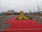 Зимняя горка Савушка Зима 12 с местом для хранения