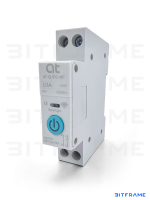 Умный автоматический выключатель wifi на DIN рейку 10А Tuya Smart Life, умный автомат wifi