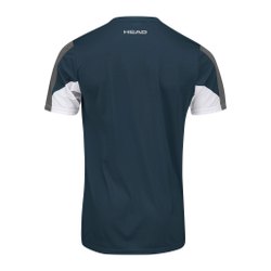 Мужское теннисное поло HEAD Club 22 Tech T-Shirt Men - Dark Blue, White