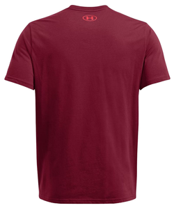 Мужская теннисная футболка Under Armour Men's Foundation Short Sleeve - красный