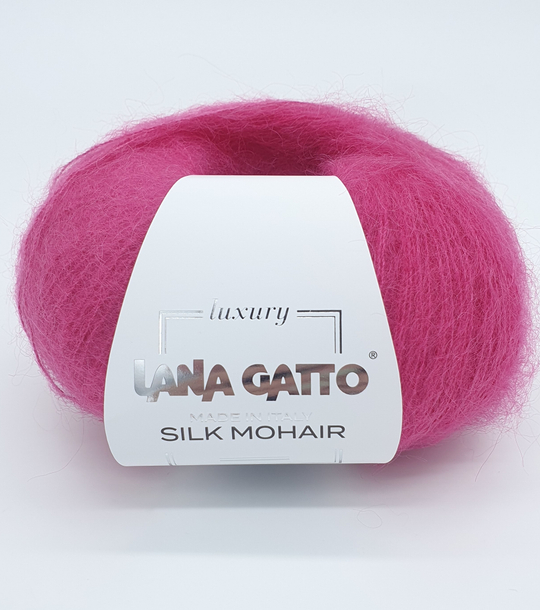 Пряжа Silk mohair (30483/Фуксия)