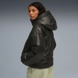 Куртка утепленная женская PUMA WARDROBE ESS Shiny Hooded Padded Jacket